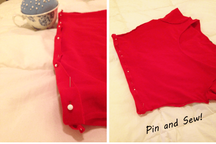 Crop Top Chop - Pin and Sew 1
