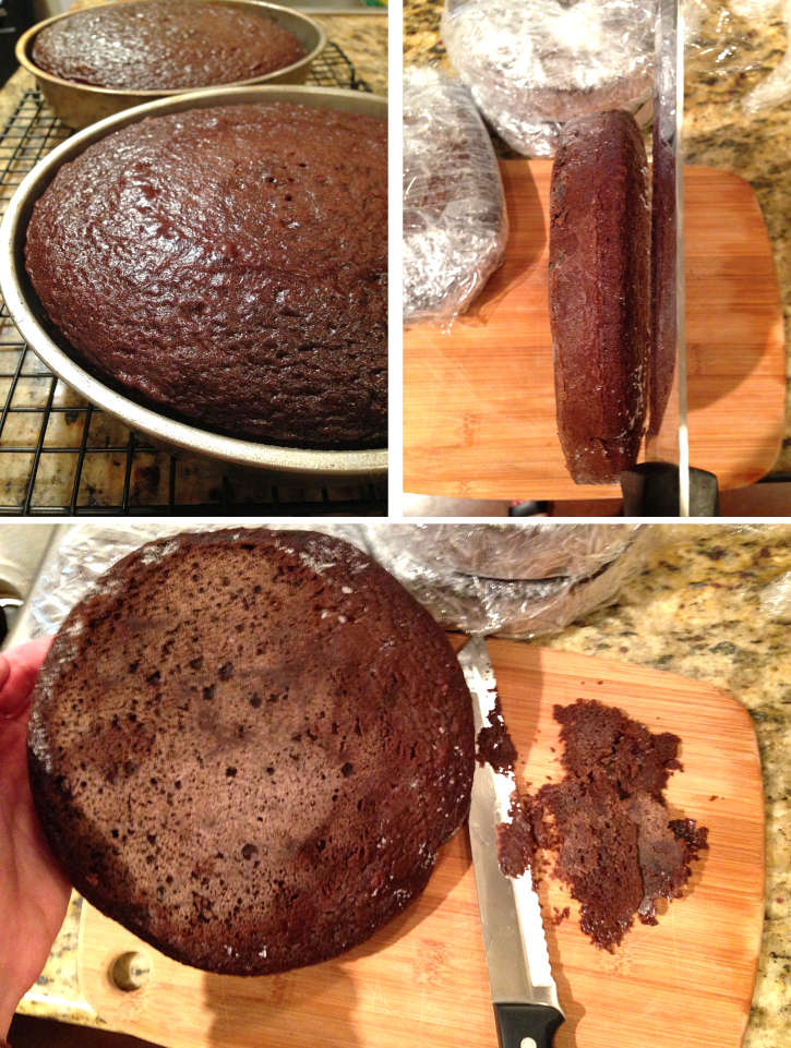 Cake Tip 3 - Flatten cake