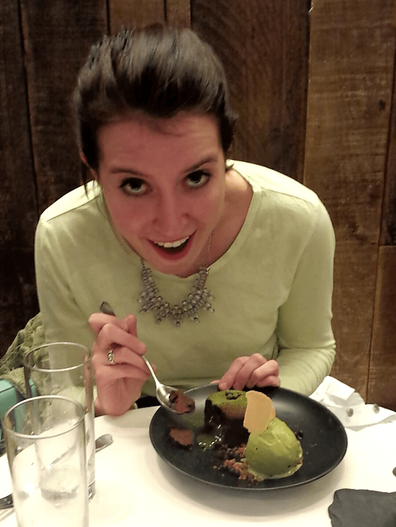 Green Tea Lava Cake at Spot