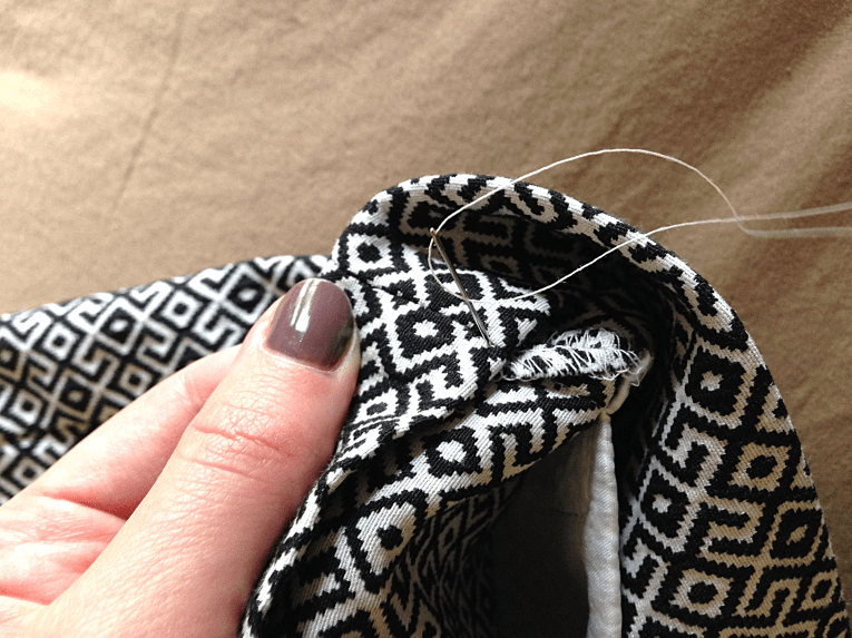 Hand-sewn Hem DIY 4