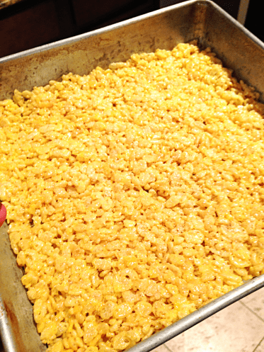 Candy Corn Rice Crispy's by Bunny Baubles 2