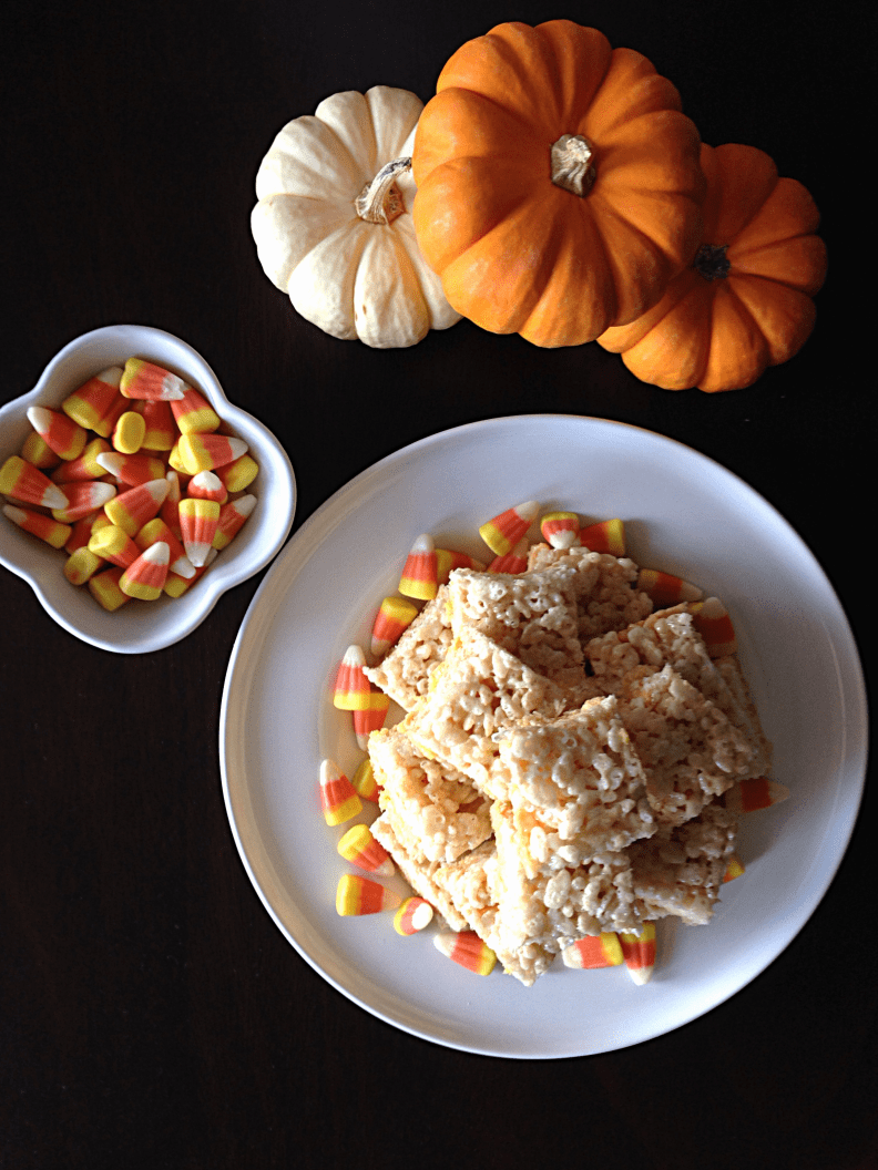 Candy Corn Rice Crispy's by Bunny Baubles 5
