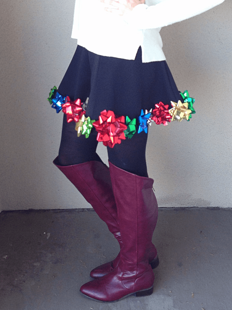 Tacky Christmas Skirt by Bunny Baubles 1