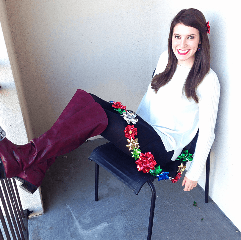 Tacky Christmas Skirt by Bunny Baubles