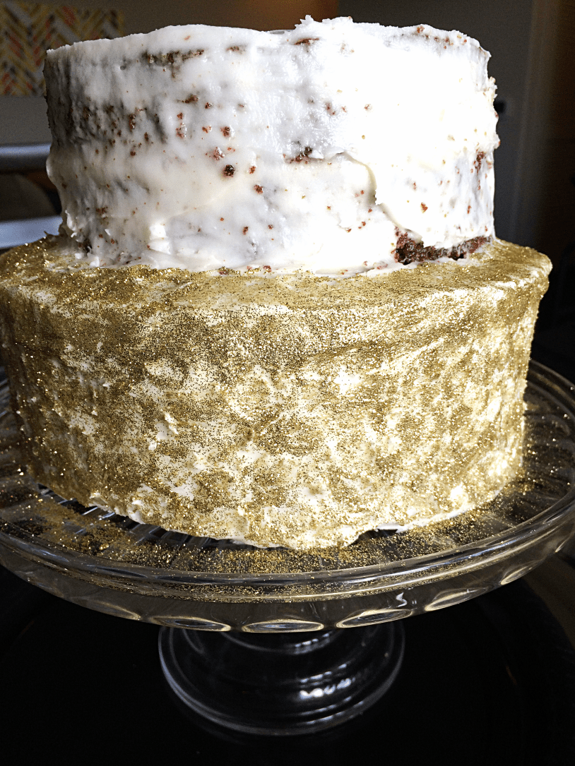 Sparkles and Roses Cake Tutorial by Bunny Baubles Blog 4