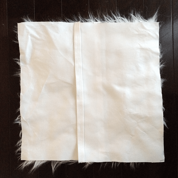 DIY Fur Pillow Case by Bunny Baubles 6