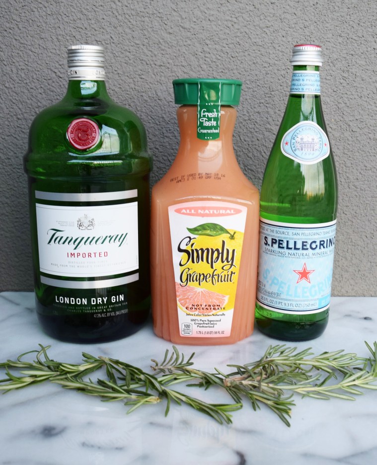 Gin and Grapefruit with Rosemary by Bunny Baubles Blog 1