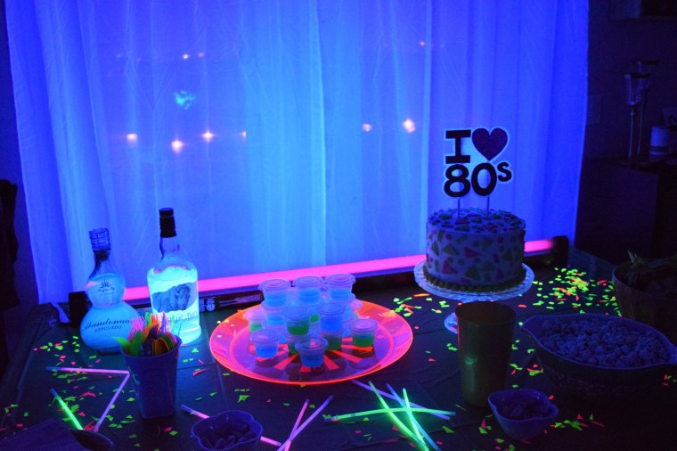 80's Blacklight Party by Bunny Baubles 1