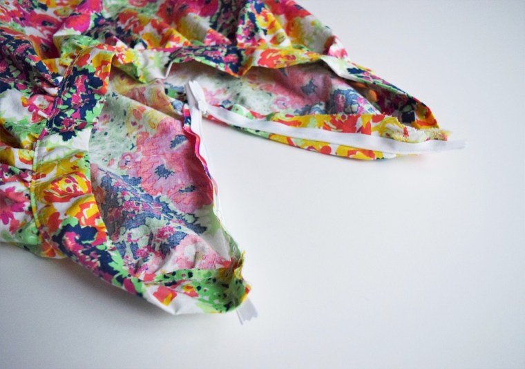 Floral Summer Skirt Sewing Tutorial by Bunny Baubles 4