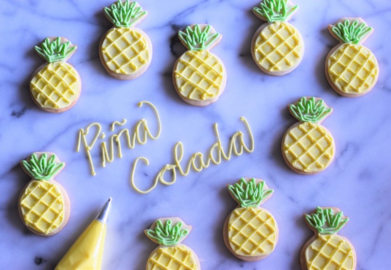 Pina Colada Cocktail Cookie Recipe by Bunny Baubles 1