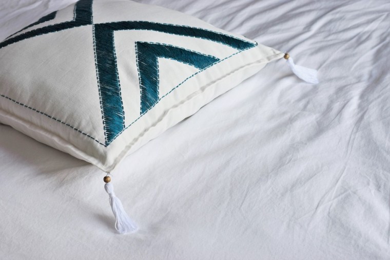 Embroidered Pillow Case DIY by Bunny Baubles 3