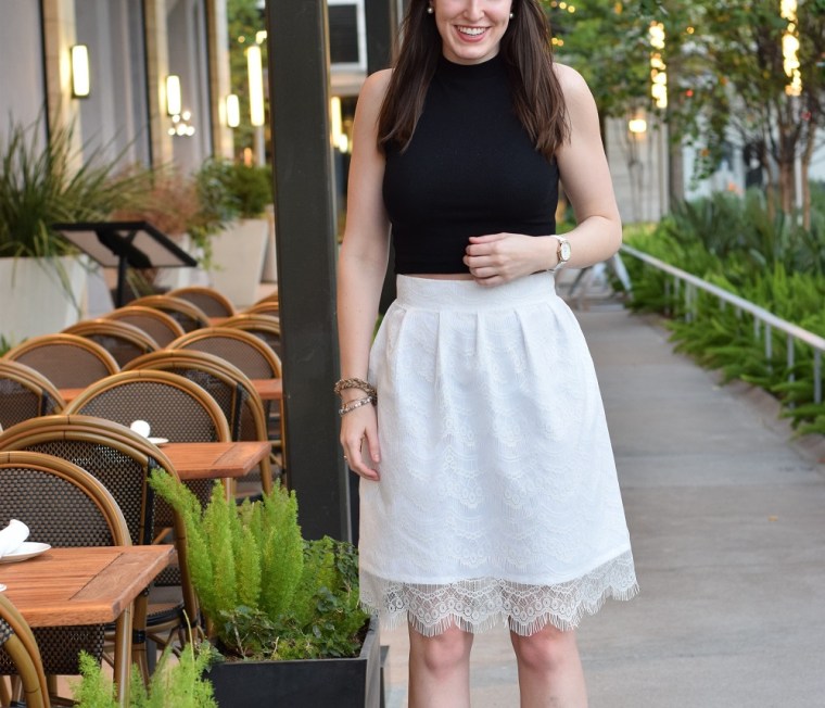 Lace Pleated Skirt by Bunny Baubles 6