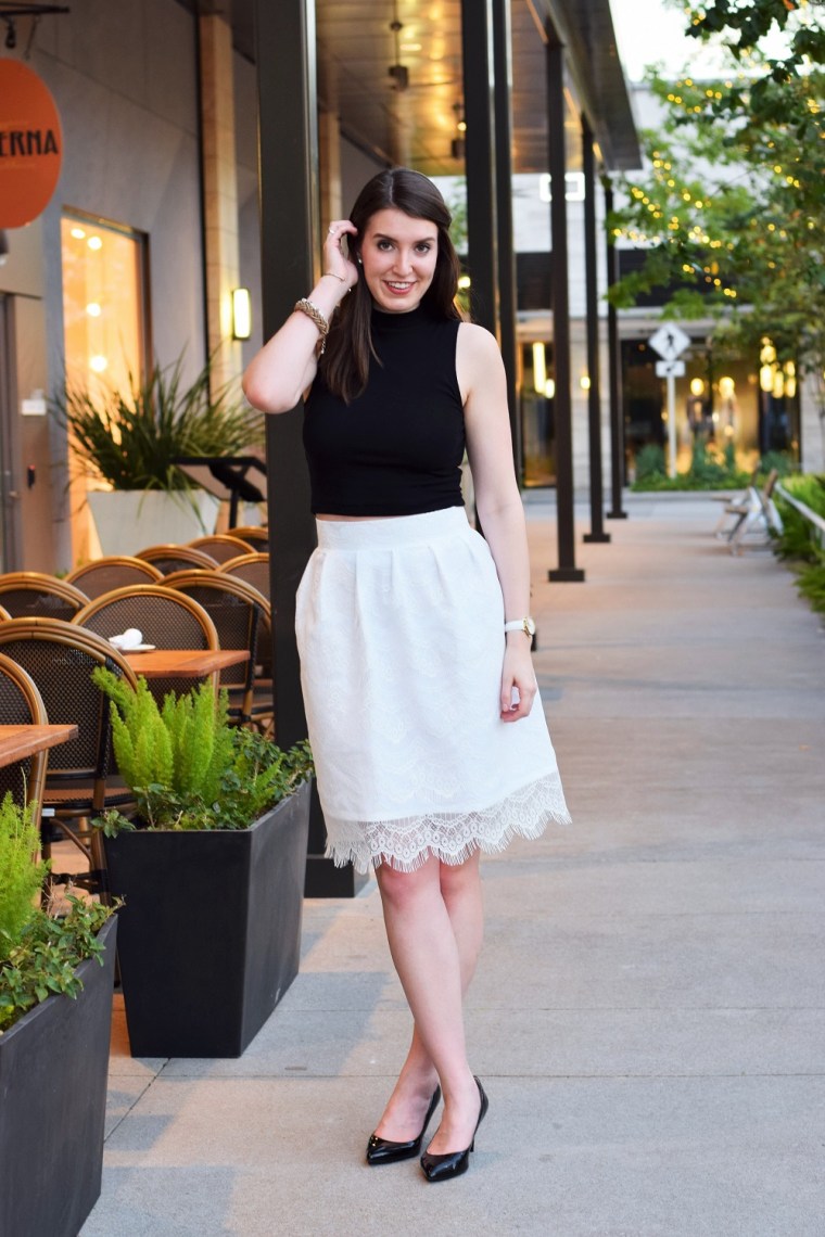 Lace Pleated Skirt by Bunny Baubles 8