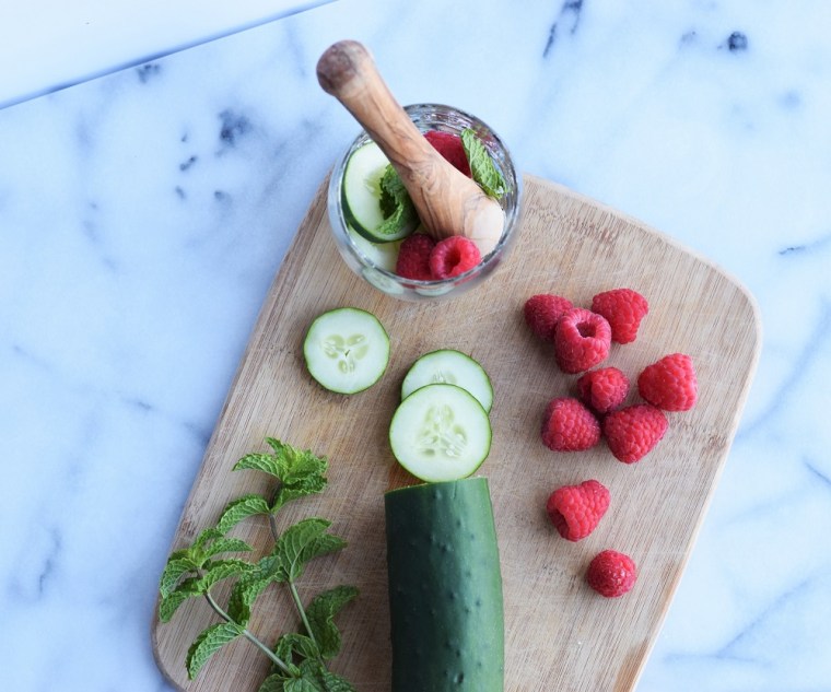 Raspberry Cucumber Rose Cocktail by Bunny Baubles 1