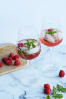 Raspberry Cucumber Rose Cocktail by Bunny Baubles 5