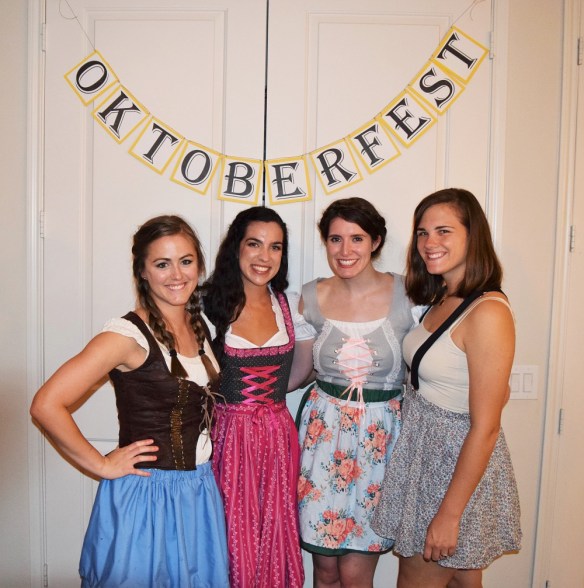 open lace back dress Oktoberfest Outfit Women main image 0