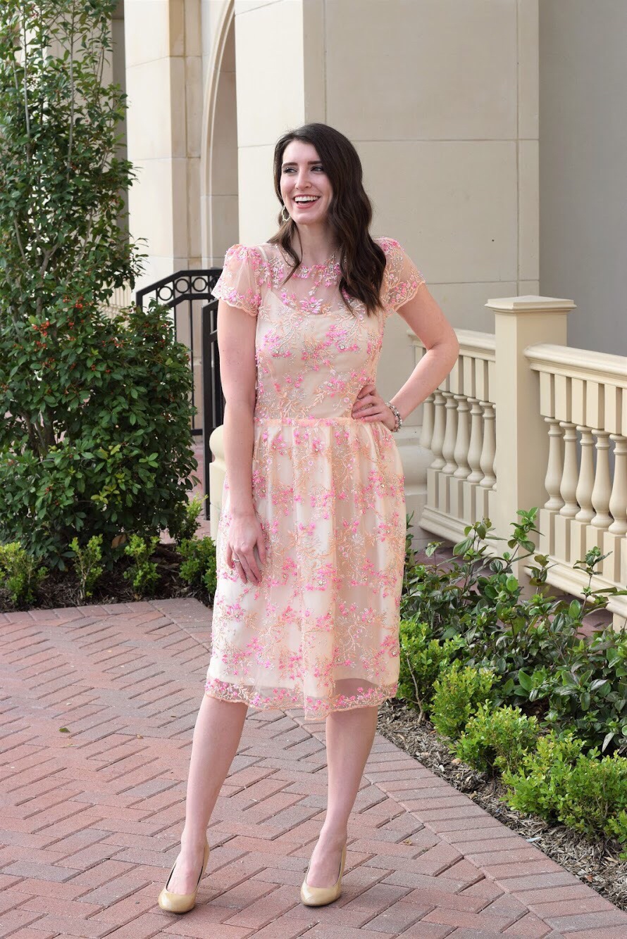 sew beads on dress Beaded Dress with Fitted Bodice and Cap Sleeves Sewing Tutorial