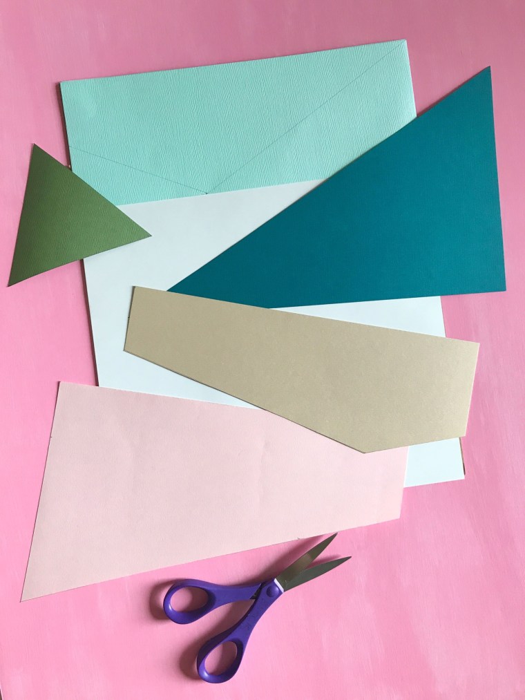 Easy DIY Geometric Artwork by Bunny Baubles 2