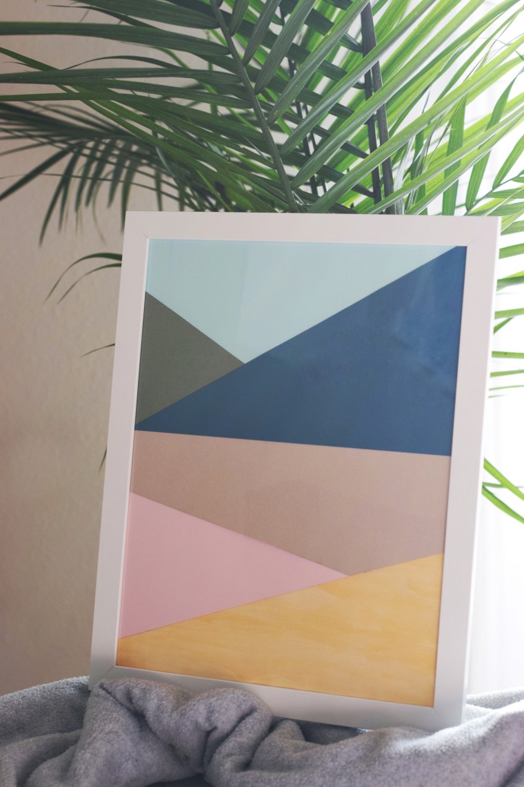 Easy DIY Geometric Artwork by Bunny Baubles 3